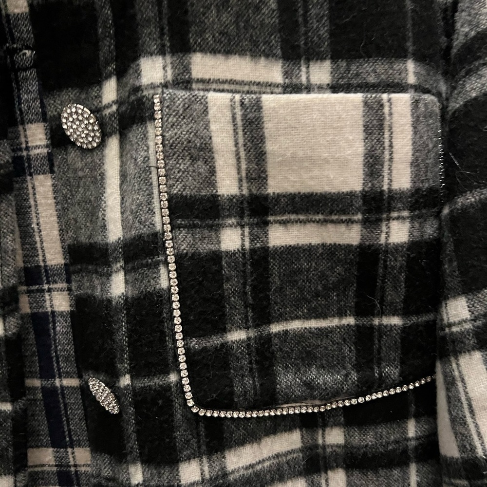 Zara Rhinestone Shacket - Picture 2 of 3